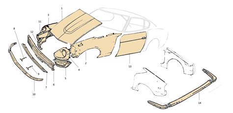 260z sheet metal schematic parts diagram|datsun 280zx parts catalog.